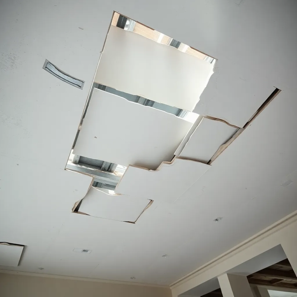 Demontaż sufitu GK cena