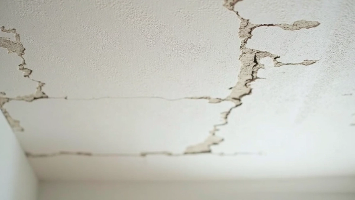 Farba strukturalna na nierówny sufit