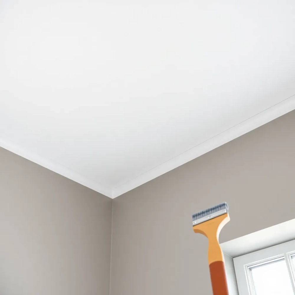 Jak malować ściany na styku z sufitem