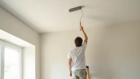 Jak malować sufit wałkiem