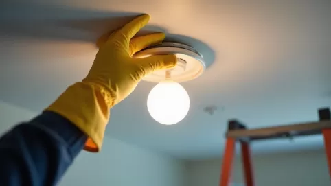 Jak wyjąć oprawę halogenową z sufitu