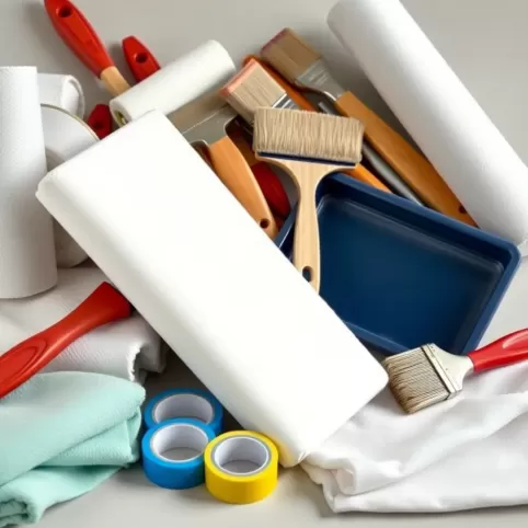 Narzędzia do malowania ścian i sufitów