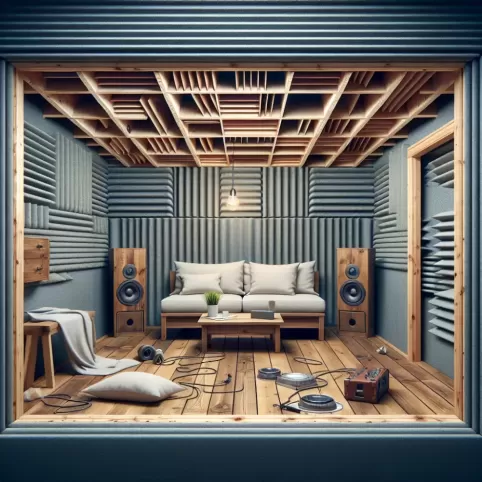 Wygłuszenie Sufitu Drewnianego