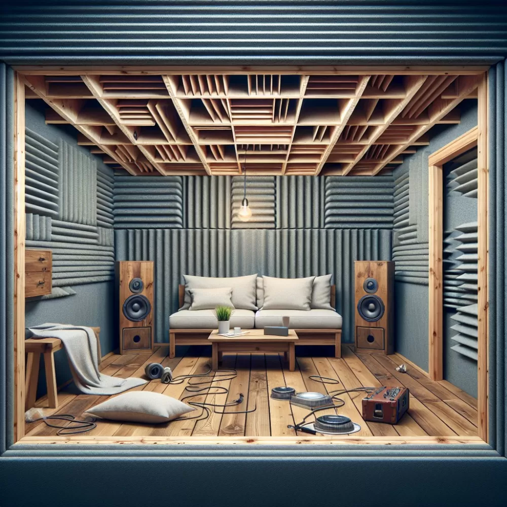 Wygłuszenie Sufitu Drewnianego