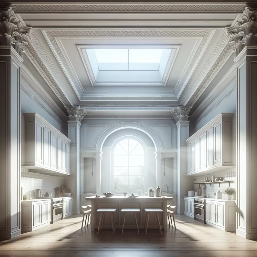Wysoki Sufit W Kuchni